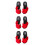 3Stk Schwarze Damen Slipper Gepolstert Elegant 4