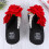 3Stk Schwarze Damen Slipper Gepolstert Elegant 10