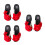 3Stk Schwarze Damen Slipper Gepolstert Elegant 3