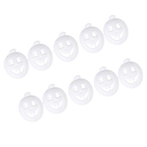 30St Party Masker Wit Pulp Lichtgewicht DIY Handgeschilderd Accessoire 1