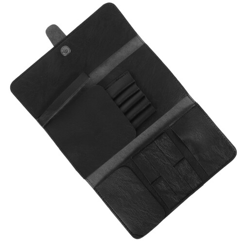 3St Lederen Zwart Etui Praktisch Lichtgewicht