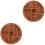 2St Compacte Lichtbruine Fruitschaal Dried Fruit Display Multifunctie 3