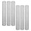 12Stk Workout Gewicht Eisenplatten Silber Für Bodybuilding & 2