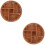 2St Compacte Lichtbruine Fruitschaal Dried Fruit Display Multifunctie 6