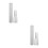 12Stk Workout Gewicht Eisenplatten Silber Für Bodybuilding & 7