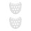 2Pcs Multifunctional Baby Hip Carrier Back Support White PP Comfort 4