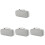 4St Kabel Organizer Tas Grijs Voor Digitale Accessoires 2