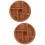 2St Compacte Lichtbruine Fruitschaal Dried Fruit Display Multifunctie 7