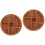 2St Compacte Lichtbruine Fruitschaal Dried Fruit Display Multifunctie 4
