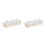 2Sets Keramische Verdeelde Serveerschalen Voor Snacks En Fruit Wit 5