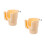 2St PP Bekerhouder Auto Beige Voor Drink En Telefoon in 5