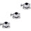 3St Duurzame Tom Drum Houder Zilveren Percussion Clamp 7