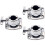 3St Duurzame Tom Drum Houder Zilveren Percussion Clamp 8