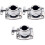 3St Duurzame Tom Drum Houder Zilveren Percussion Clamp 5
