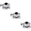 3St Duurzame Tom Drum Houder Zilveren Percussion Clamp 11