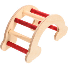 3Stk Holz Hamsterleiter Mehrfarbig Robust Kleintier Kletterspielzeug