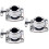 3St Duurzame Tom Drum Houder Zilveren Percussion Clamp 9