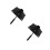 2Stk Robuste Bürostuhl Basis Design Ersatzteile Set 8