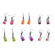 3Paare Fruchtige Ohrhänger Damen Orange Dangle Elegant