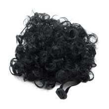 3Stk Schwarze Pet Perücken Haaraccessoires Für