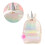 3Stk Campus Rucksack Weiß Schulrucksack 10