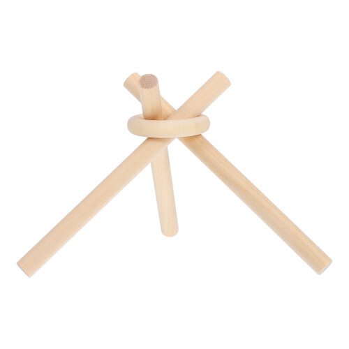 2Ud Porta Esponjas De Maquillaje De Madera Para 1
