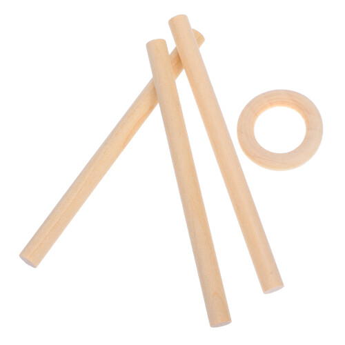 2Ud Porta Esponjas De Maquillaje De Madera Para 2