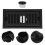 3Ud Protector Línea Ducha Acero Inox Negro Uso En 11