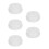 5Sets Babyflaschen Deckel Silikon Dichtungsring Weiß PP 8
