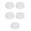 5Sets Babyflaschen Deckel Silikon Dichtungsring Weiß PP 7