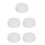 5Sets Babyflaschen Deckel Silikon Dichtungsring Weiß PP 4
