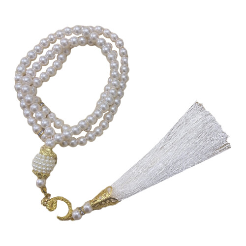 99 perles de couleur, Bracelets à breloques, chapelet-Blanc