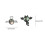 Boucles d'oreilles asymétriques ange et démon, boucles 7