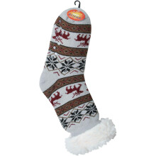 Flauschige Haussocken für warme Wintertage, rutschfeste Sohle, bequemes Sherpa-Futter, weiche, flauschige und warme Socken für drinnen mit