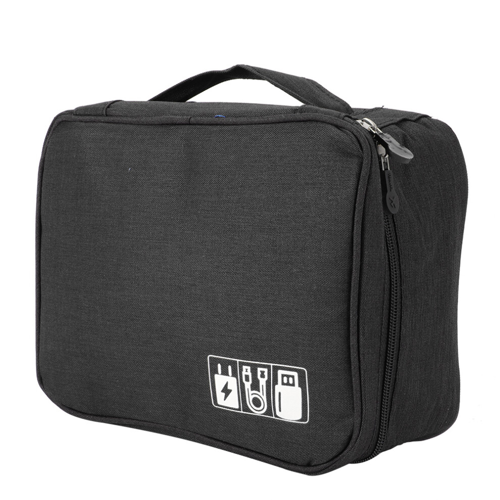 Multi-Compartment Tech Organizer For Electronics, Premium Material Portable Storage Bag With Large Capacity, Perfect For Travel Cable Organizer And 9358999906867