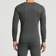 Intimo termico da uomo, set base per climi freddi con maglia e pantaloni caldi foderati in pile, pantaloni lunghi traspiranti per sci, escursionismo