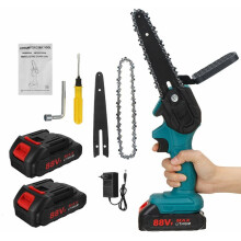 Cadena de repuesto para mini motosierra de 6", cadena guía con funciones de protección inteligentes y característica de seguridad para altas