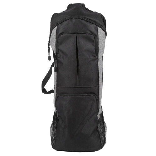 Adjustable Shoulder Strap Yoga Mat Bag, Versatile Multi-Compartment Bag with Smooth Zippers for Quick Access