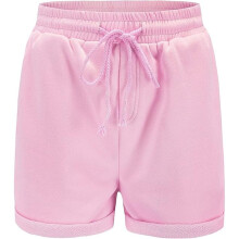 Sportieve zomershorts met hoge taille voor dames, verstelbare tailleband, zachte en huidvriendelijke stof met omgeslagen zijkanten, casual