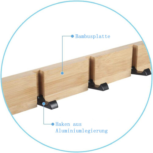 Elegant Coat Rack Wall Mount, Space-Saving Coat Hook with Removable Double Hooks for Versatile Storage Solutions 2
