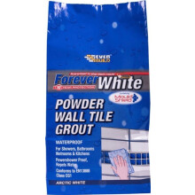 Everbuild Forever White Powder Wall Tile Grout 1.2kg