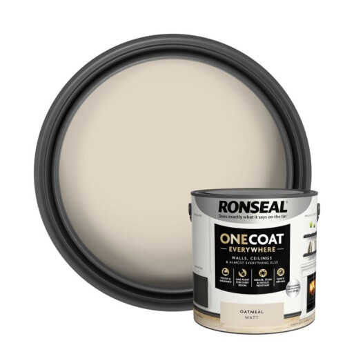 Ronseal (Oatmeal) Ronseal One Coat Everywhere Matt Paint 2.5L