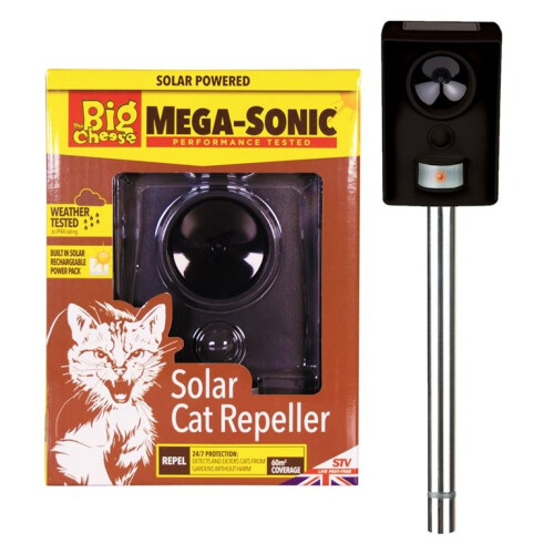 Defenders Mega-Sonic Solar Cat Repeller - Each   [STV601] 2