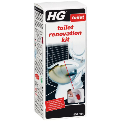 HG toilet renovation kit 500ML - An extremely strong toilet cleaner