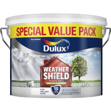 Dulux Weathershield Masonry Smooth Pure Brilliant White 7.5L