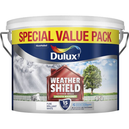 Dulux Dulux Weathershield Masonry Smooth Pure Brilliant White 7.5L
