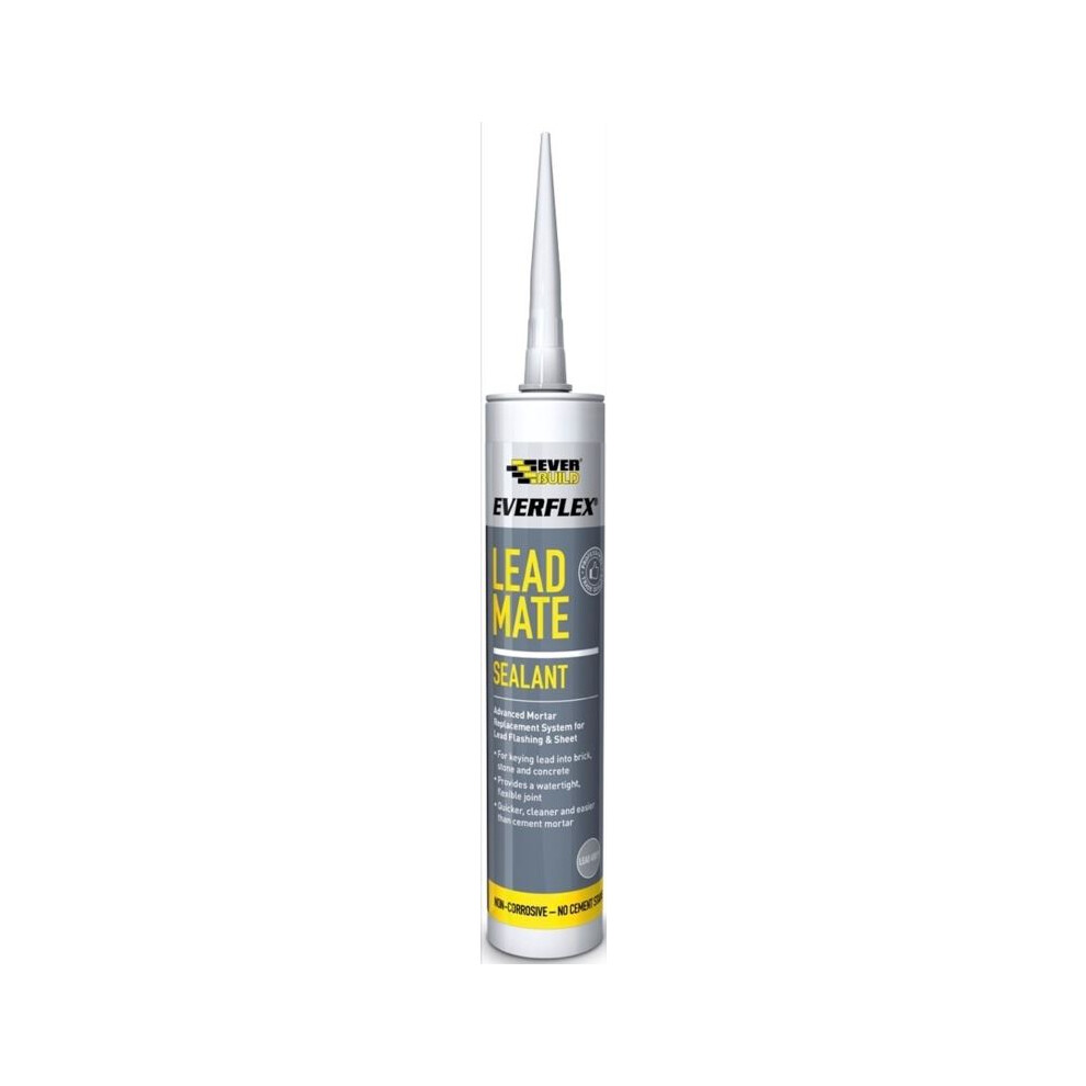 EVERBUILD LEAD MATE SEALANT, GREY, C3, 295ml (FORMORTARING LEAD FLASHING & SHEET INTO BRICK,STONE)