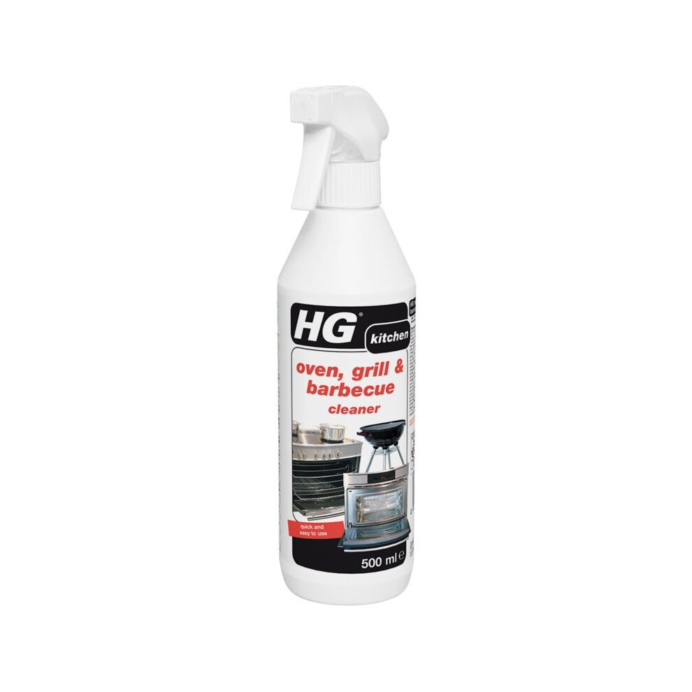 HG oven, grill & barbecue cleaner 500 ML - A quick and easy to use heavy duty oven cleaner, also suitable for grill and barbecue.