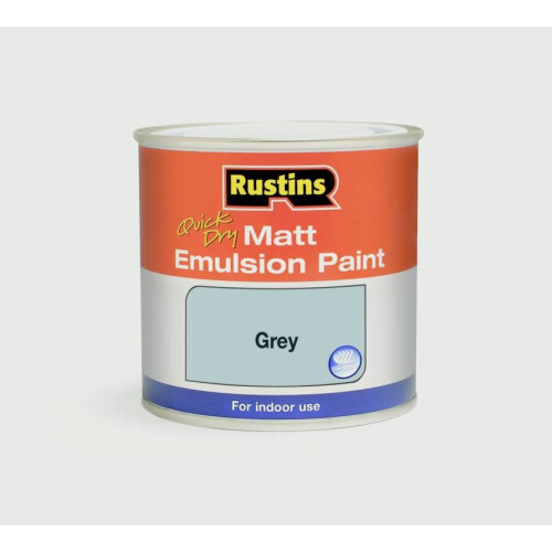 Rustins Rustins Matt Emulsion 250ml Grey 2