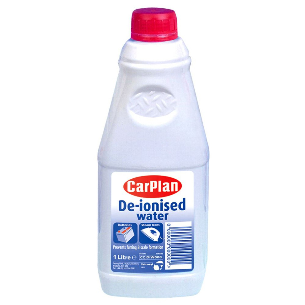 Carplan - De-Ionised Water - 1L